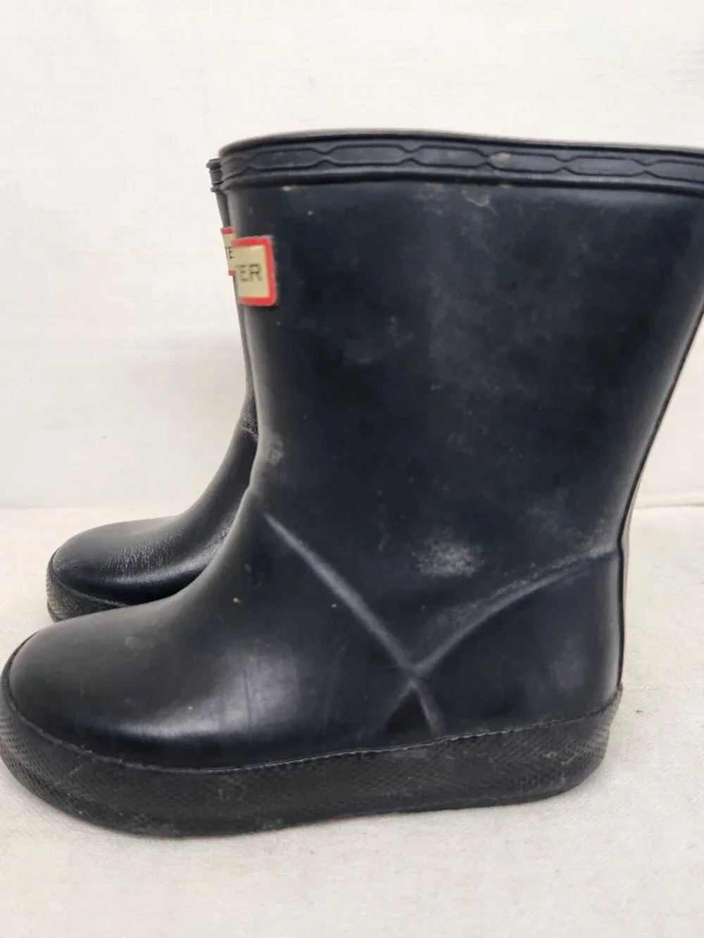 Hunter Boys Dark Blue Size 5 Baby Toddler Rain Boots First Classic